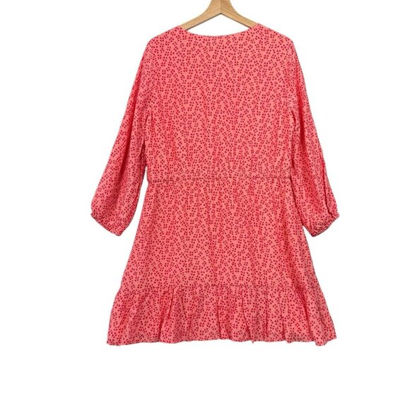 VINEYARD VINES Tie Waist Silk Blend Dress Lined Cotton Sz Large Tiered NWT $178 - Picture 2 of 9